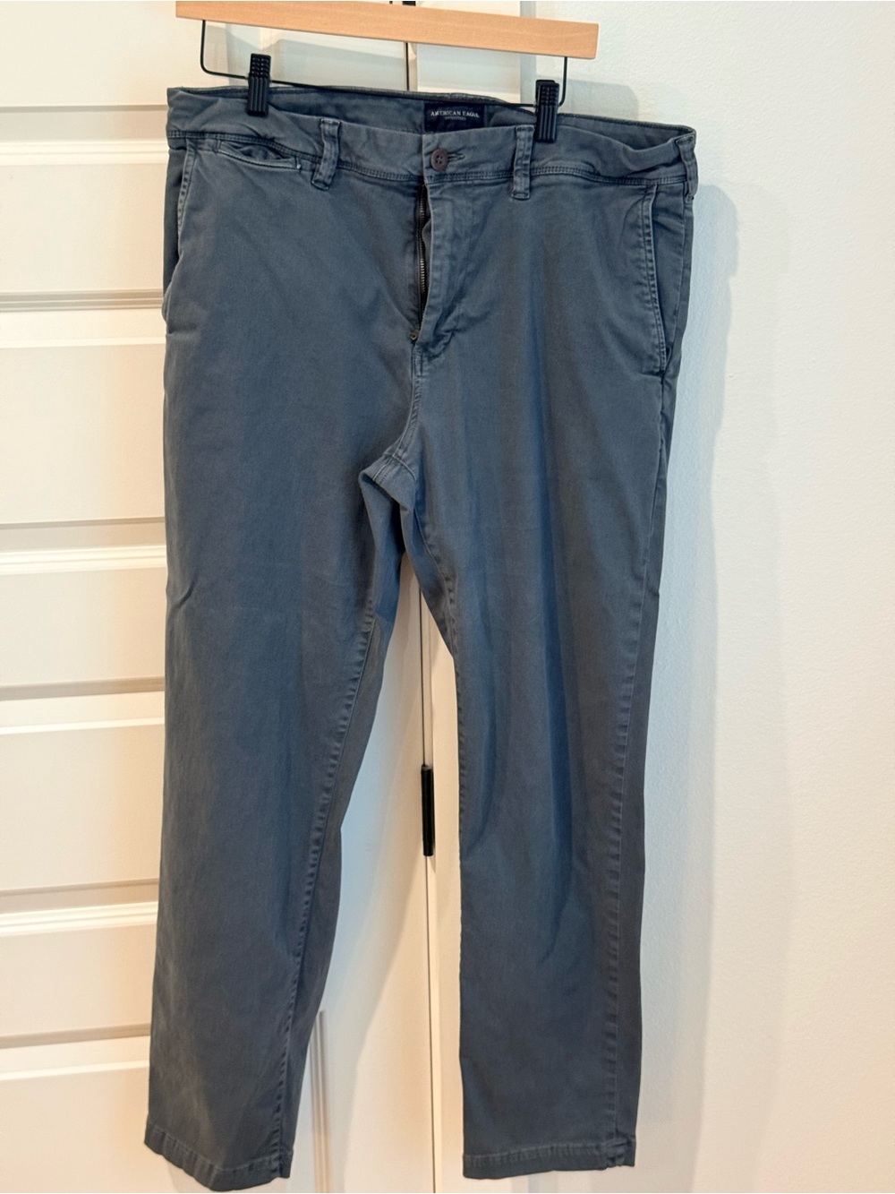 American Eagle Men's Blue Stretch chino